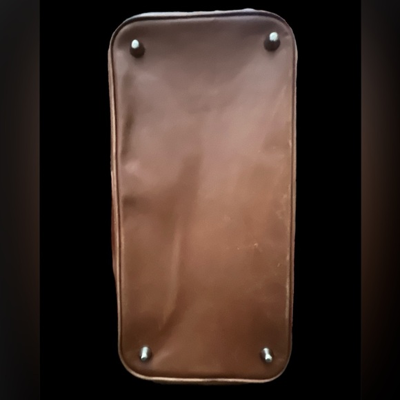 Coach Hamptons Leather Carryall Brown - Picture 3 of 6